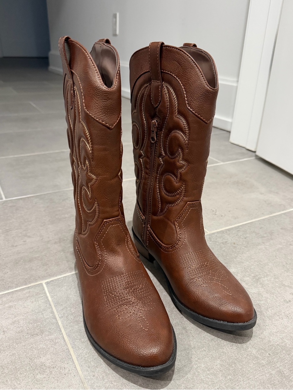 Brown Western Cowboy Boots